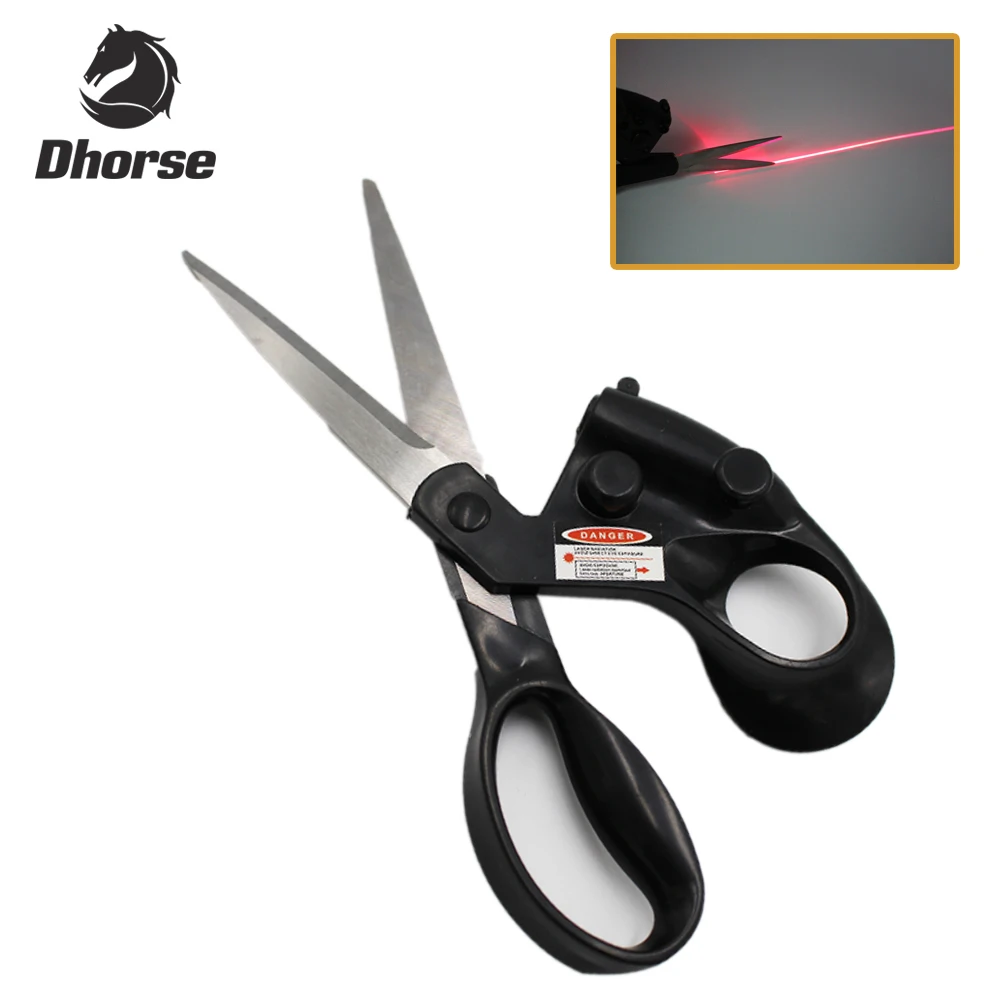 New 1Pcs Professional Laser Guided Scissors For home Crafts Wrapping