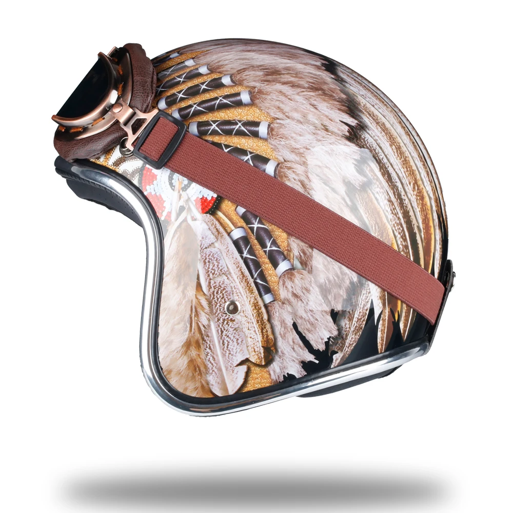 LDMET moto rcycle шлем harley индийский Ретро открытым уход за кожей лица Винтаж casco JET каск