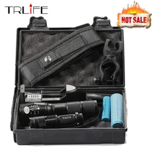 8000лм L2/T6 перезаряжаемый тактический светодиодный фонарик+ Q5 Мини фонарь Lanterna Масштабируемая Водонепроницаемая Рабочая лампа 2 шт. лампы для пеших прогулок