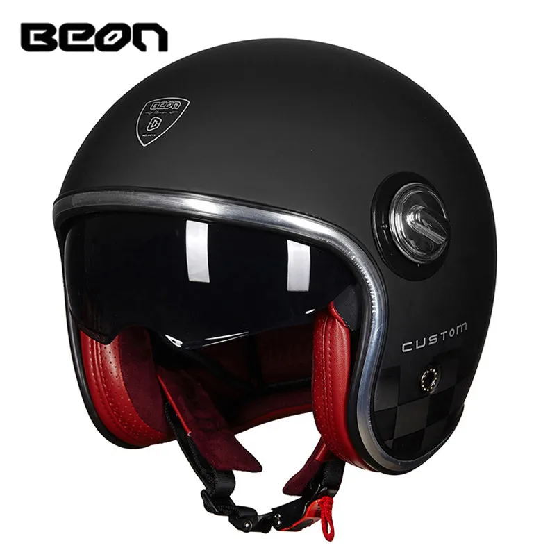 BEON 3/4 открытый скутер мотоциклетный шлем каска Capacete Casco Moto для шлемов Kask Helm Motocyklowy