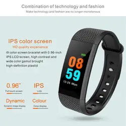 Шагомеры I9 спортивные Смарт-часы Цвет Экран монитор сердечного ритма IP68 Водонепроницаемый Bluetooth браслет для IOS Android