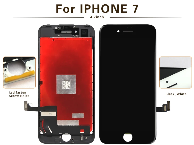 Free DHL 2pcs 100% No Dead Pixel tianma For iPhone 7 LCD Display With Touch Screen Digitizer Assembly Replacement