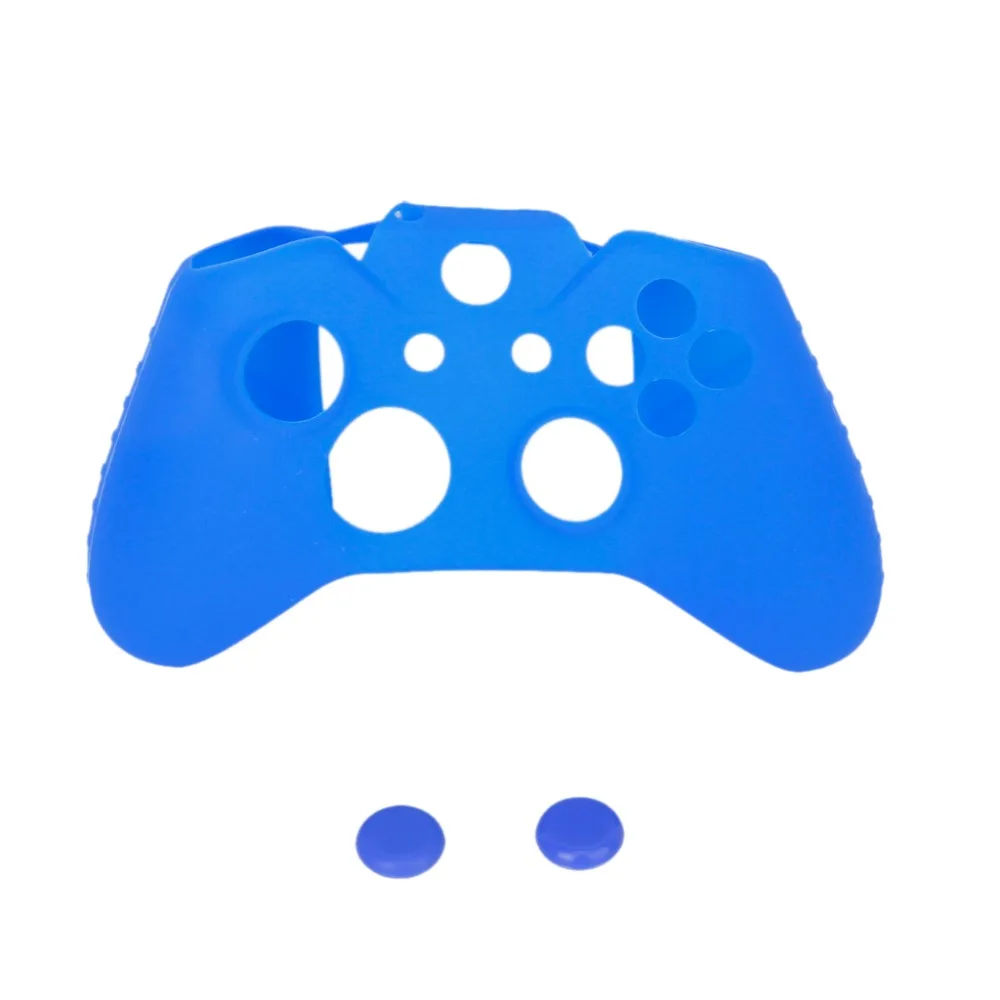 

Silicone Protective Skin Case Cover + 2 Caps for XBOX ONE Game Controller Joystick