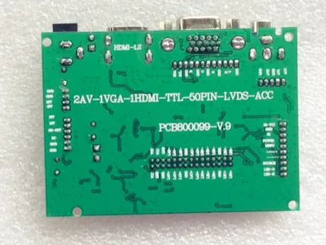 ЖК-дисплей Sceen Дисплей ttl LVDS Drive совета HDMI VGA 2AV 50PIN для AT070TN90 92 94 автоматически VS-TY2662-V1 контроллер плиты