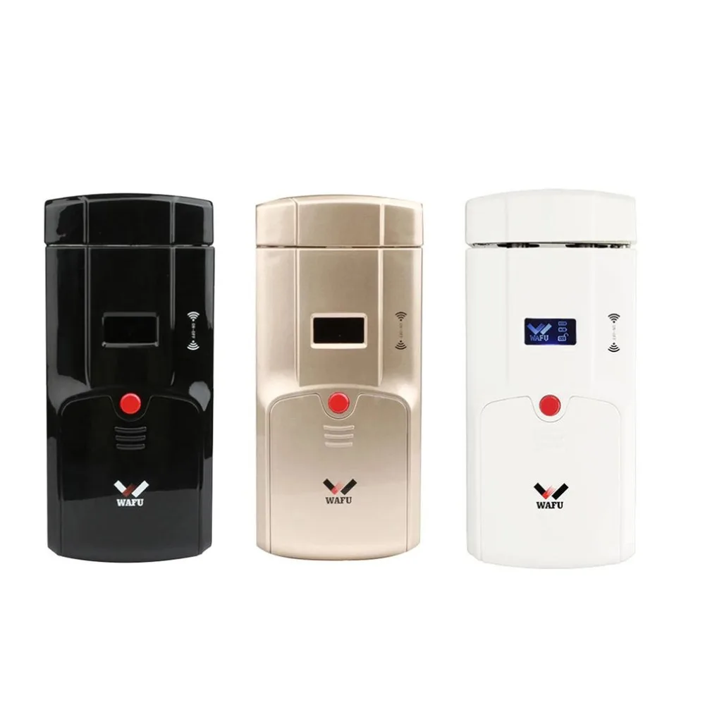 

WAFU HF-011A Smart Lock Controller Bluetooth Enabled Fingerprint and Touchscreen Keyless Smart Lock Deadbolt with Built-In Alarm