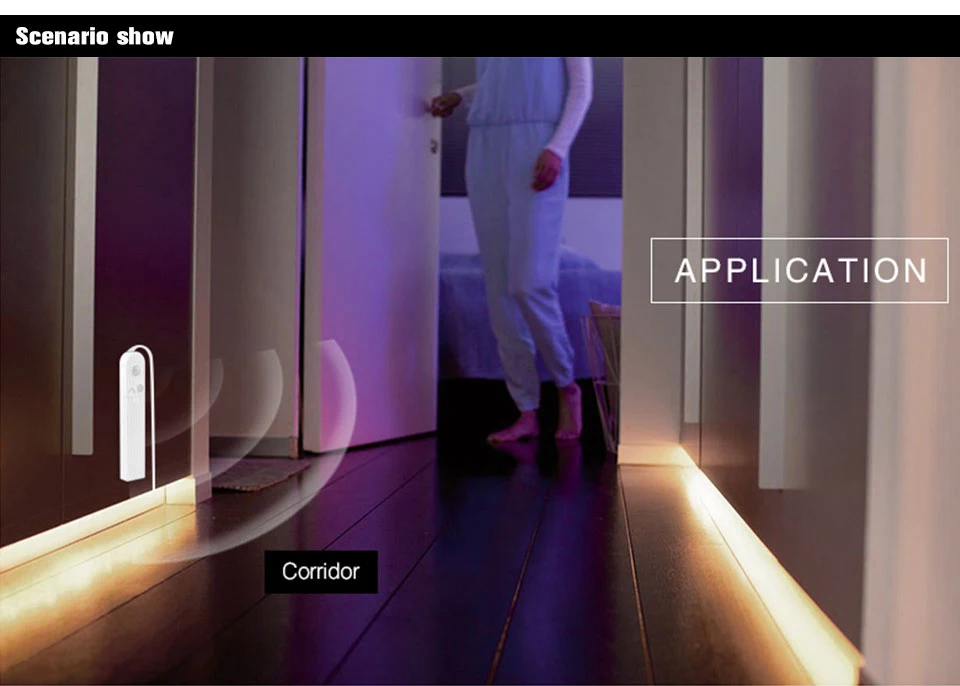 EeeToo PIR Wireless Night Light With Motion Sensor Lighting Waterproof Wall Lamp Cabinet Stairs Light Induction LED For Children (7)