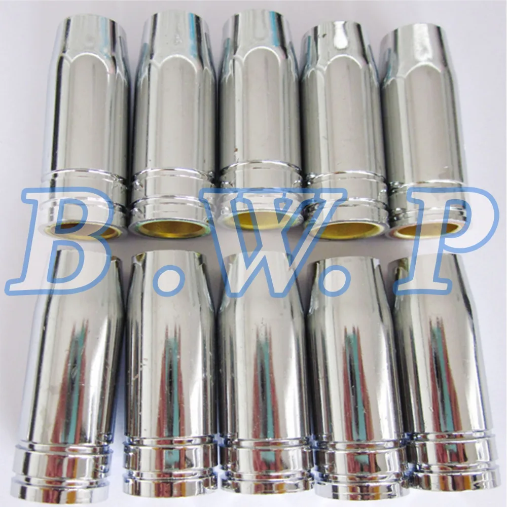 

Copper MB 25AK MIG Torch Gas Nozzle 15mm 145.0076 Conical Binzel Style, 10pcs