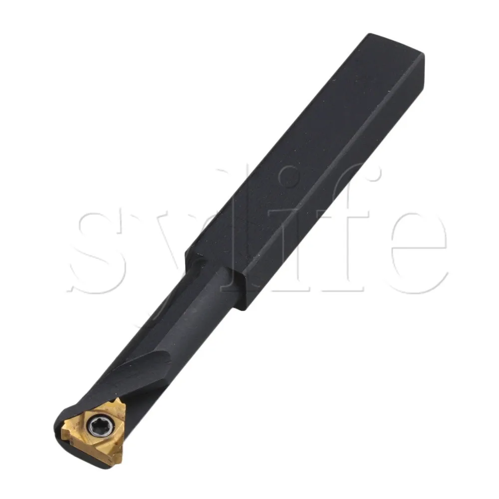 

Black 8 x 10mm 45# Steel Internal Threading Steel Lathe Tool Holder
