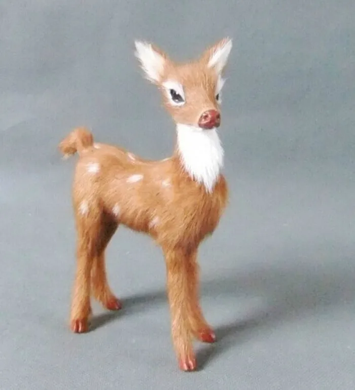 

The simulation simulation sika deer handmade Christmas Eve simulation fur animals