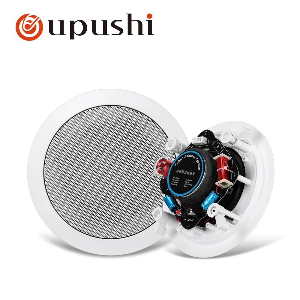 Настенный потолочный динамик Oupushi KS818 10 Вт 30 система PA домашний кинотеатр фоновая