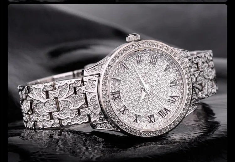 Винтажные дворцовые стильные женские часы-браслет, кварцевые элегантные женские наручные часы, римские кристаллы, Relogios 3ATM Montre Femme