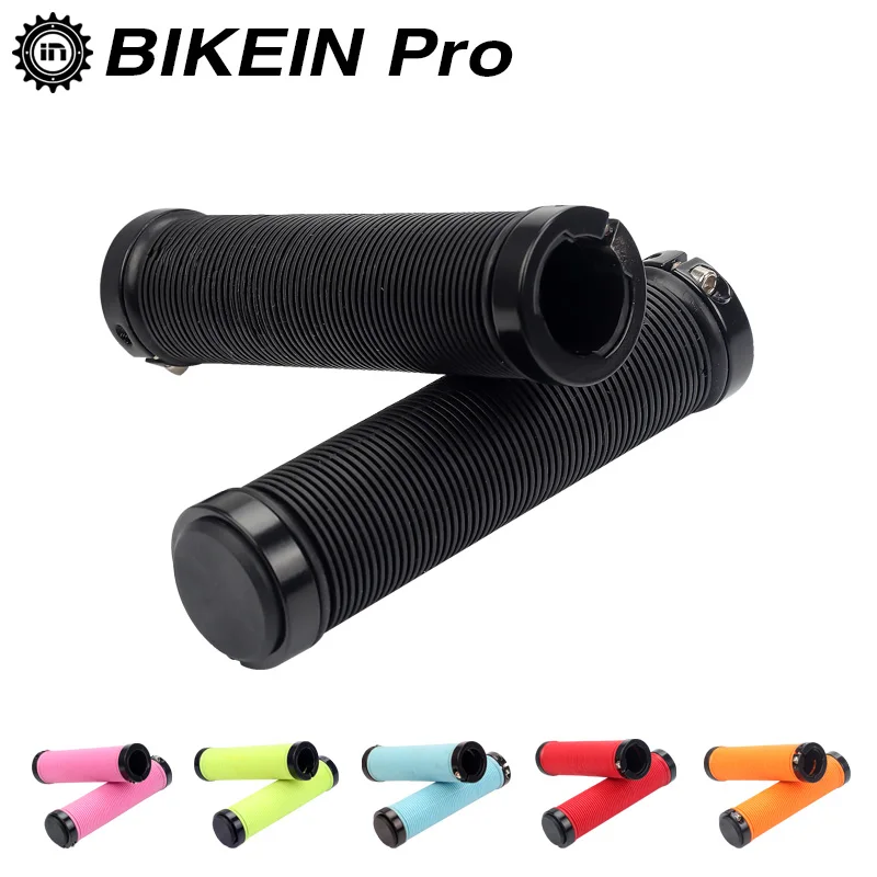 

BIKEIN Cycling Mountain Bike Grip Lockable Grips Handlebar Ends Anti-Slip High Density Rubber Absorption MTB Grip For Bicycle