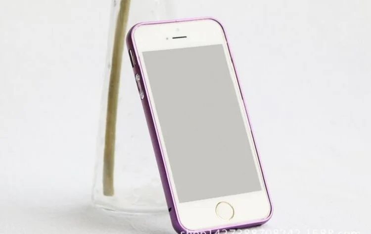 Ультра тонкий чехол для iPhone i5 5S SE противоударный алюминиевый металлический бампер рамка чехол для iPhone5 5S SE 6 7 8 Plus X XS XR