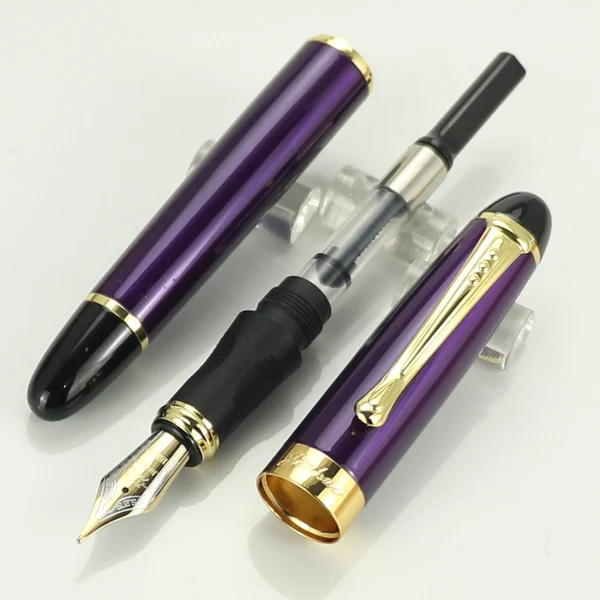 Ручка перьевая Jinhao X450 стандартная редкая фиолетовая и золотая ручка 21 стиль