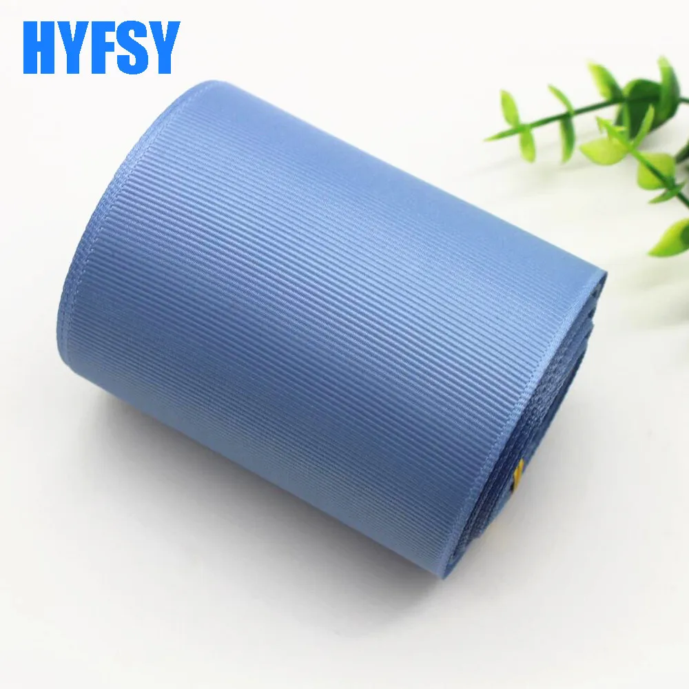 Hyfsy 10076 3 '75mm чистый ibbon 10 ярдов DIY ручной работы, материалы для упаковки подарков повязка на голову из тесьмы Двусторонняя плотная цветные - Цвет: 332