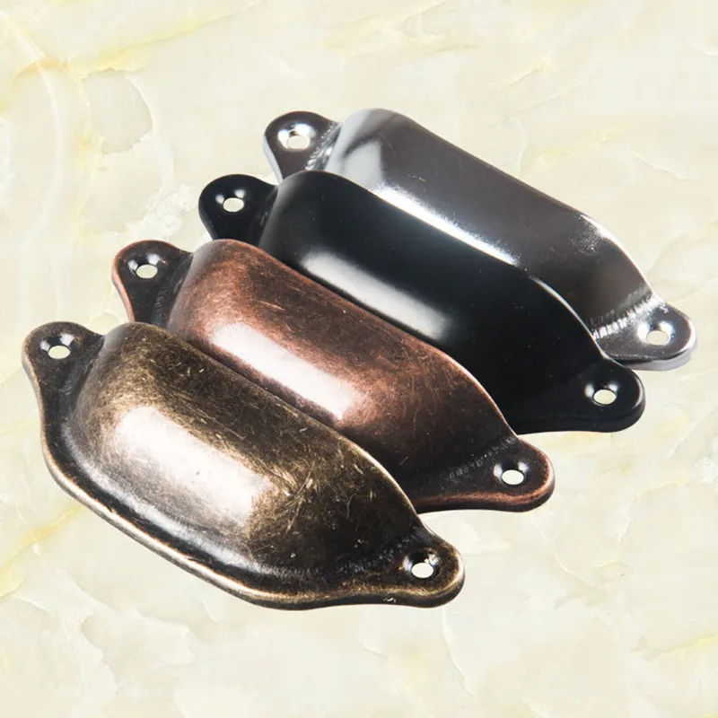 98*34mm Vintage Medicine Kitchen Drawer Cupboard Handles Retro