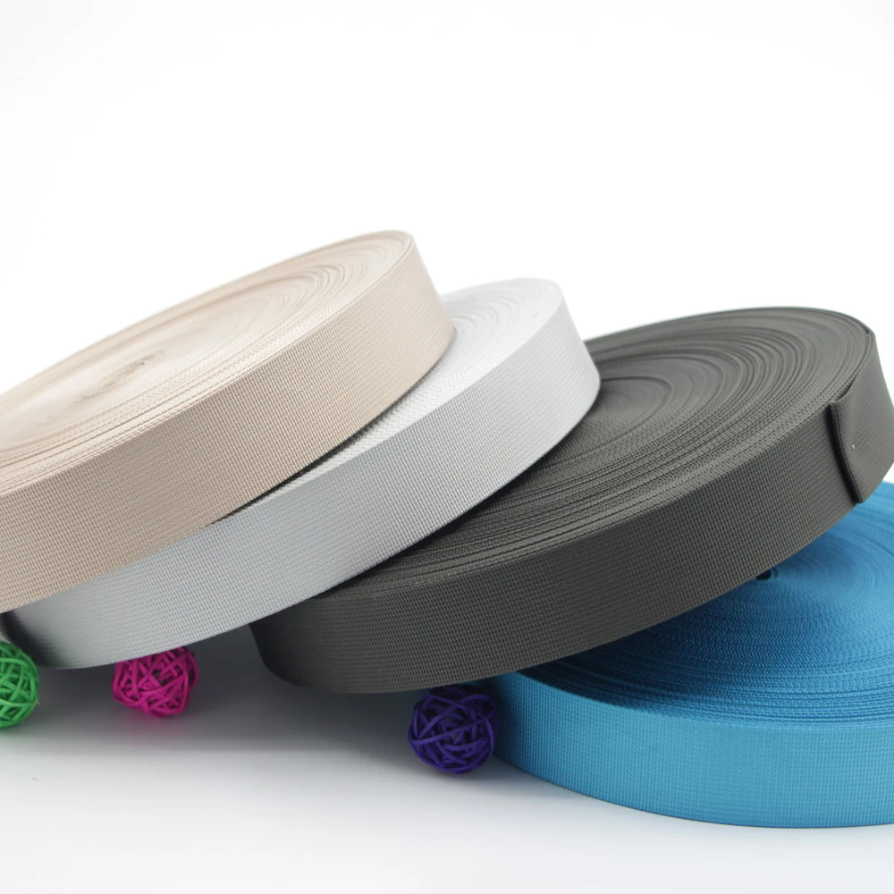 

High Tenacity 25mm 1" Webbing Polyester Nylon dense Ribbon for Bags handbag Shoes