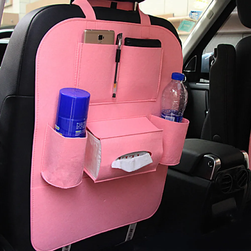 

New Arrival Auto Car Seat Back Multi-Pocket Storage Bag Organizer Holder Accessory Black