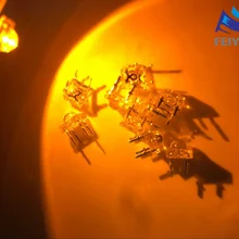 1000 шт. 5 мм F5 Piranha светодиодный желтый круглый светильник супер яркий светодиод