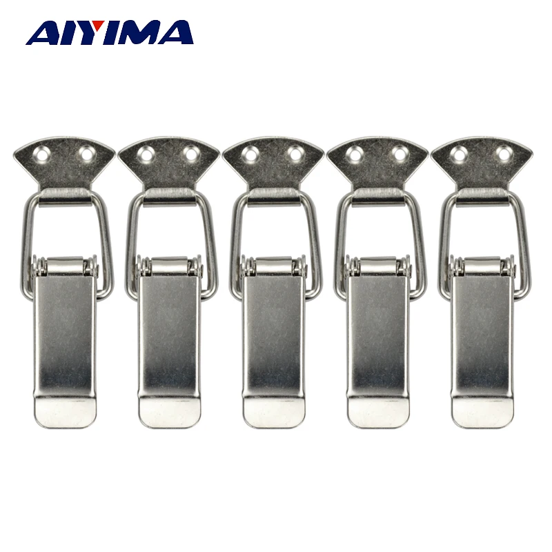 

5PCS 90mm Stainless Steel Spring Toggle Latch Catch For Cases Boxes Chests Lock hardware toolkit