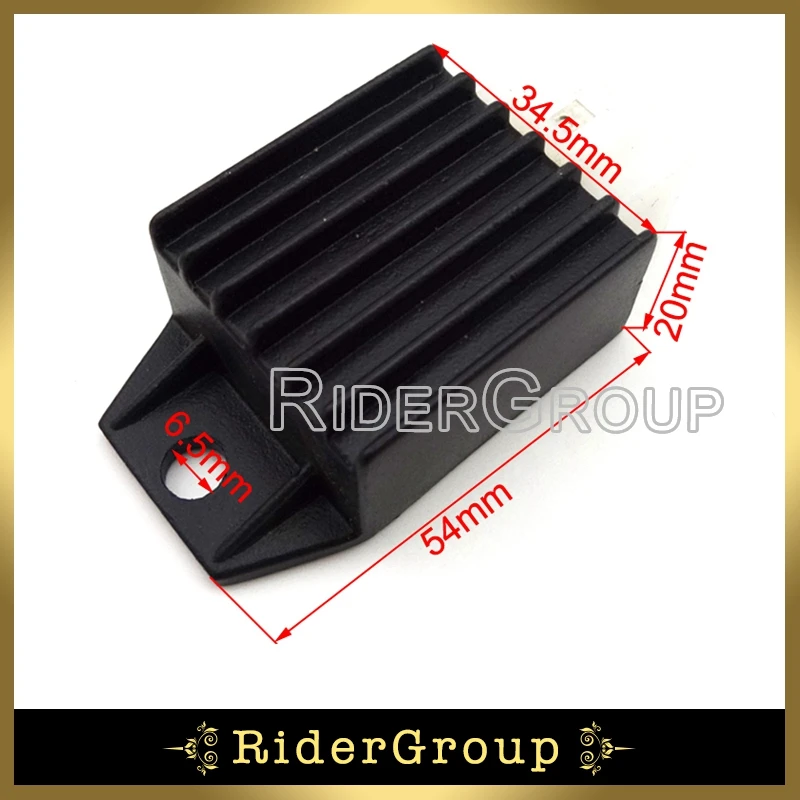 10 шт. регулятор напряжения Выпрямитель 4 Pin 12 В для 50cc 90cc 110cc 125cc 150cc двигатель питбайк Мотоцикл ATV багги скутер
