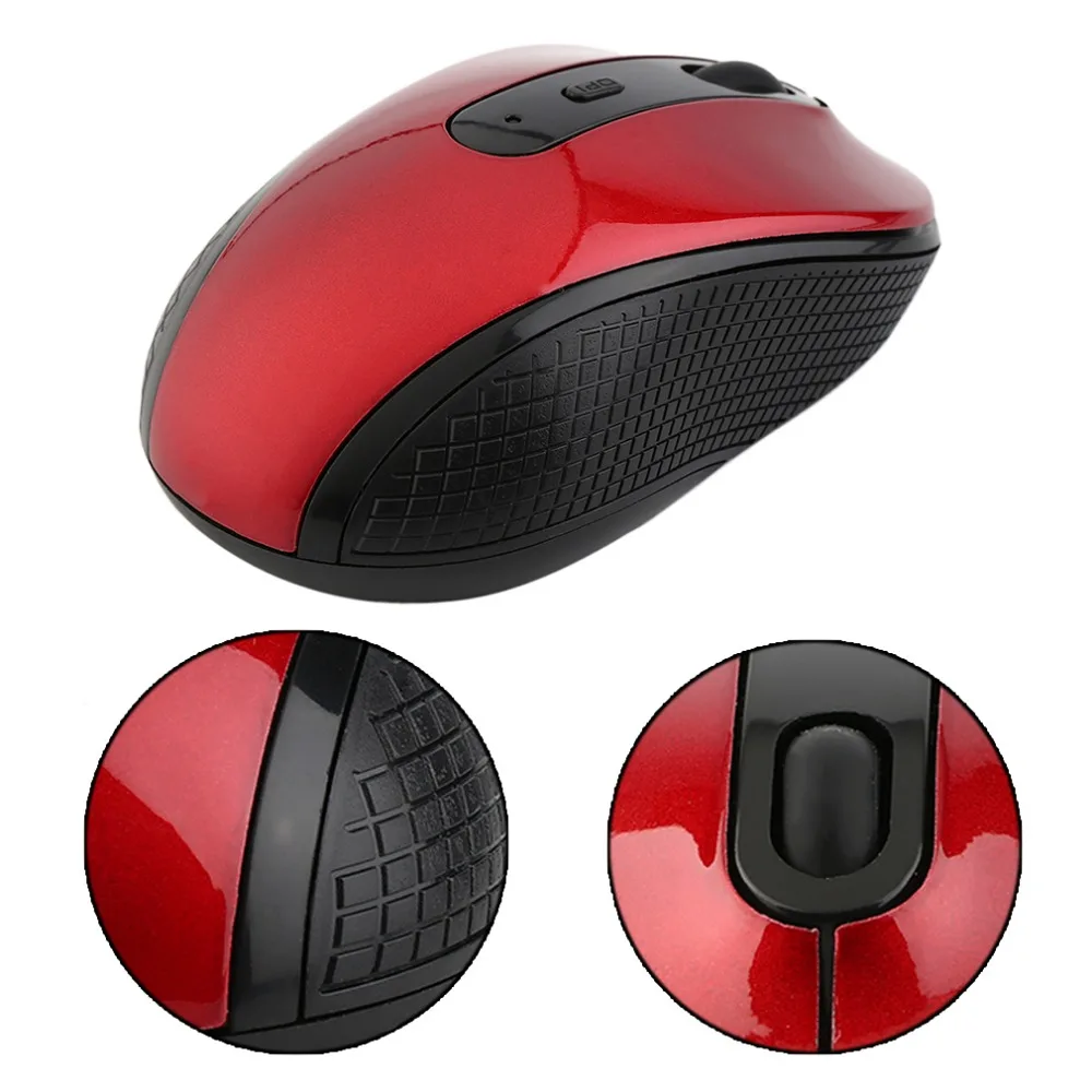 Newest Optical Ergonomic Design Mouse With USB Compact Comfortable Shape Mice Lightweight Wireless 2.4GHz Mouse For Laptop PC