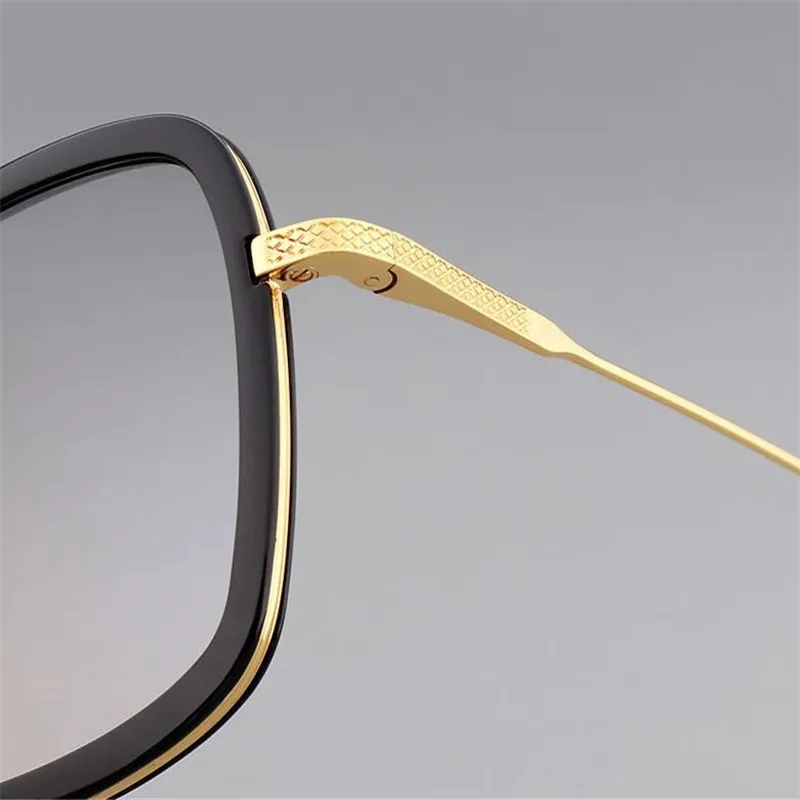 BOOCRE Spider-man Far From Home Glasses Edith Cosplay Prop Iron Eyewear Sunglasses Plane Mirror -Zentai shop online