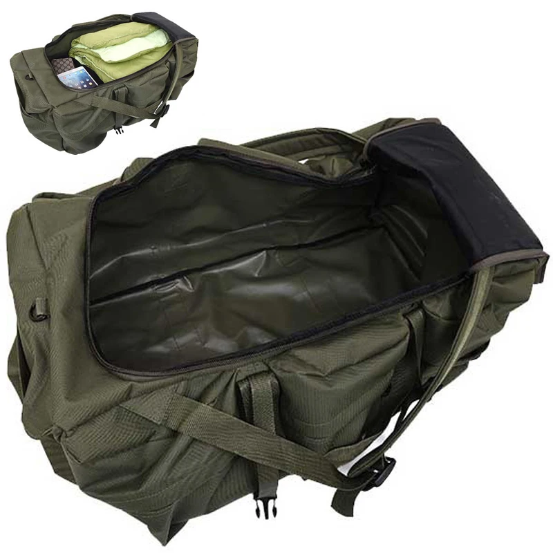  Hot Top Quality 90L Large Capacity Outdoor Military travel bags oxford/canvas backpack camouflage d