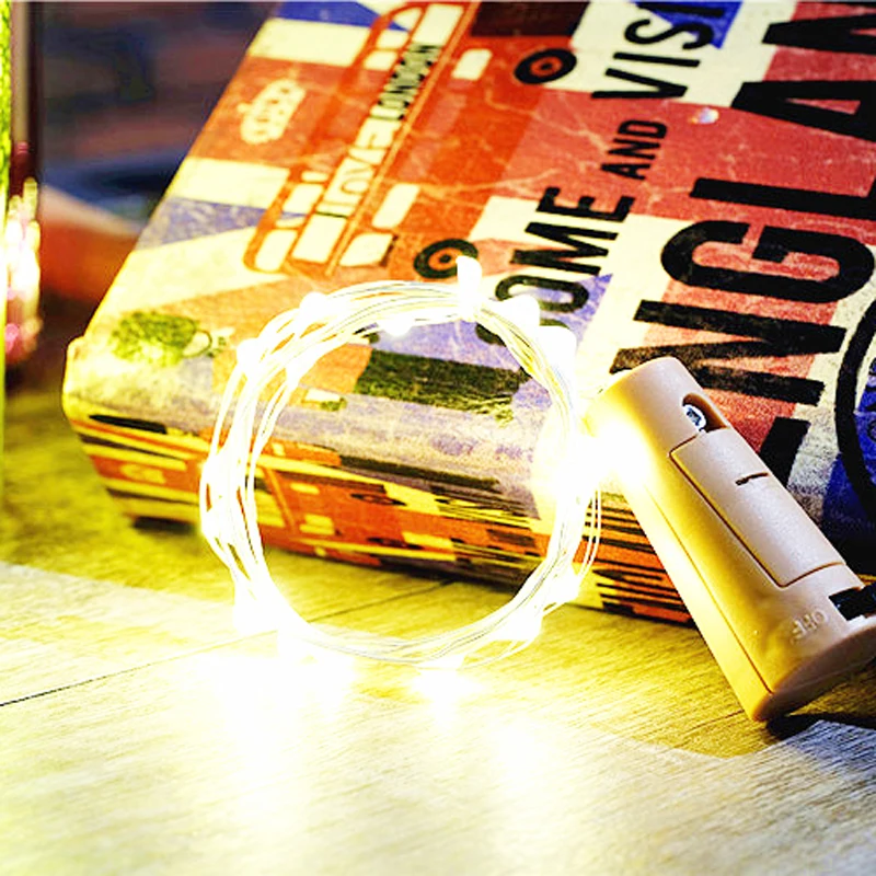 colorful wine bottle and string light 3
