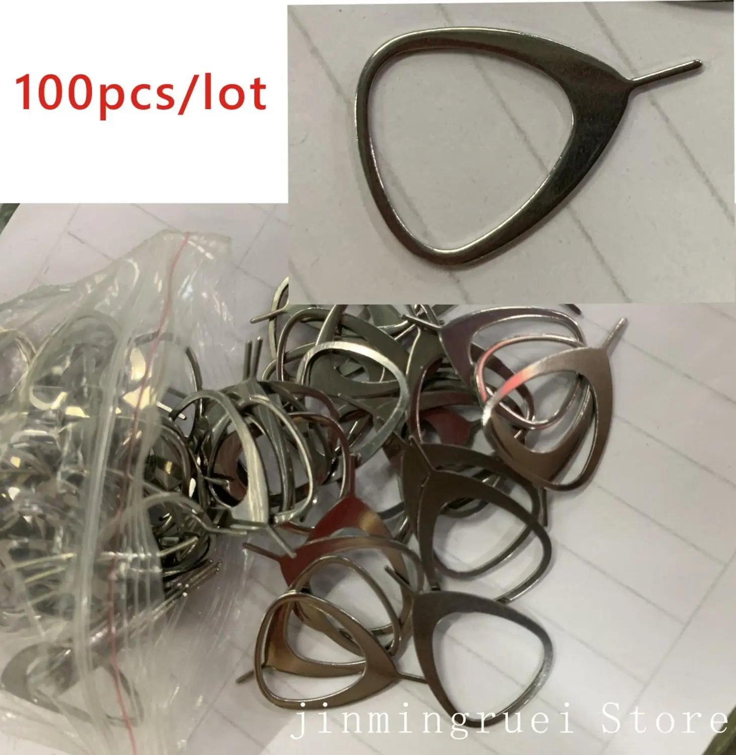 

100pcs/lot SIM Card Tray Removal Remover Eject Pin Needle Key Tool For iPhone 7 6S 6 Plus 5 5S SE 5C 4 4S