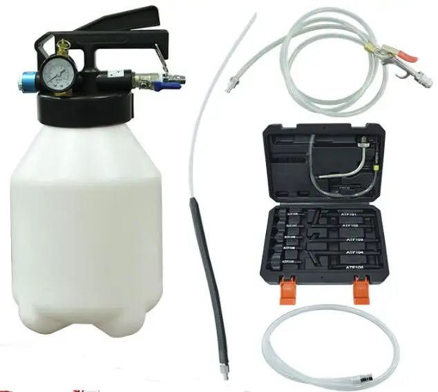 2Way 6L 10L Pneumatic ATF Auto Transmission Fluid Extractor Oil Refill Dispenser 