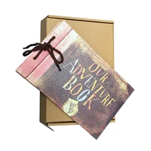 

Photo Album Handmade Kraft Paper Sheets Adventure Story Book Loose-leaf Pasted Pixar Up plakboek Foto Album