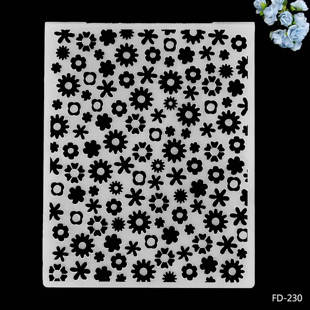 Kinds of Embossing Folders Plastic Scrapbooking For DIY Scrapbook Album Card Decorating Tool Crafts Card Paper Making Decoratio fd230