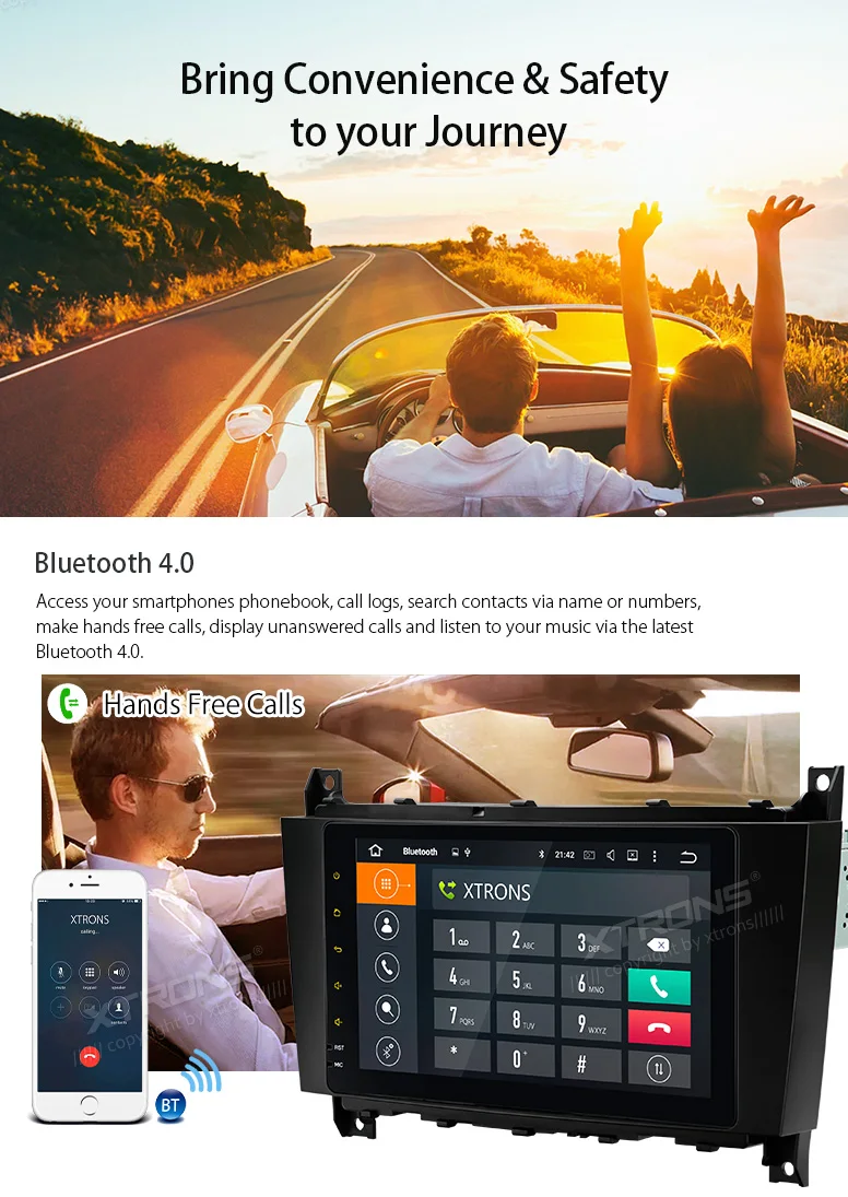Clearance 8" Octa-Core Android 6.0 OS Special Car Multimedia GPS Radio for Mercedes-Benz CLK-Class W209 2005-2006 & C-Class W203 2004-2007 16