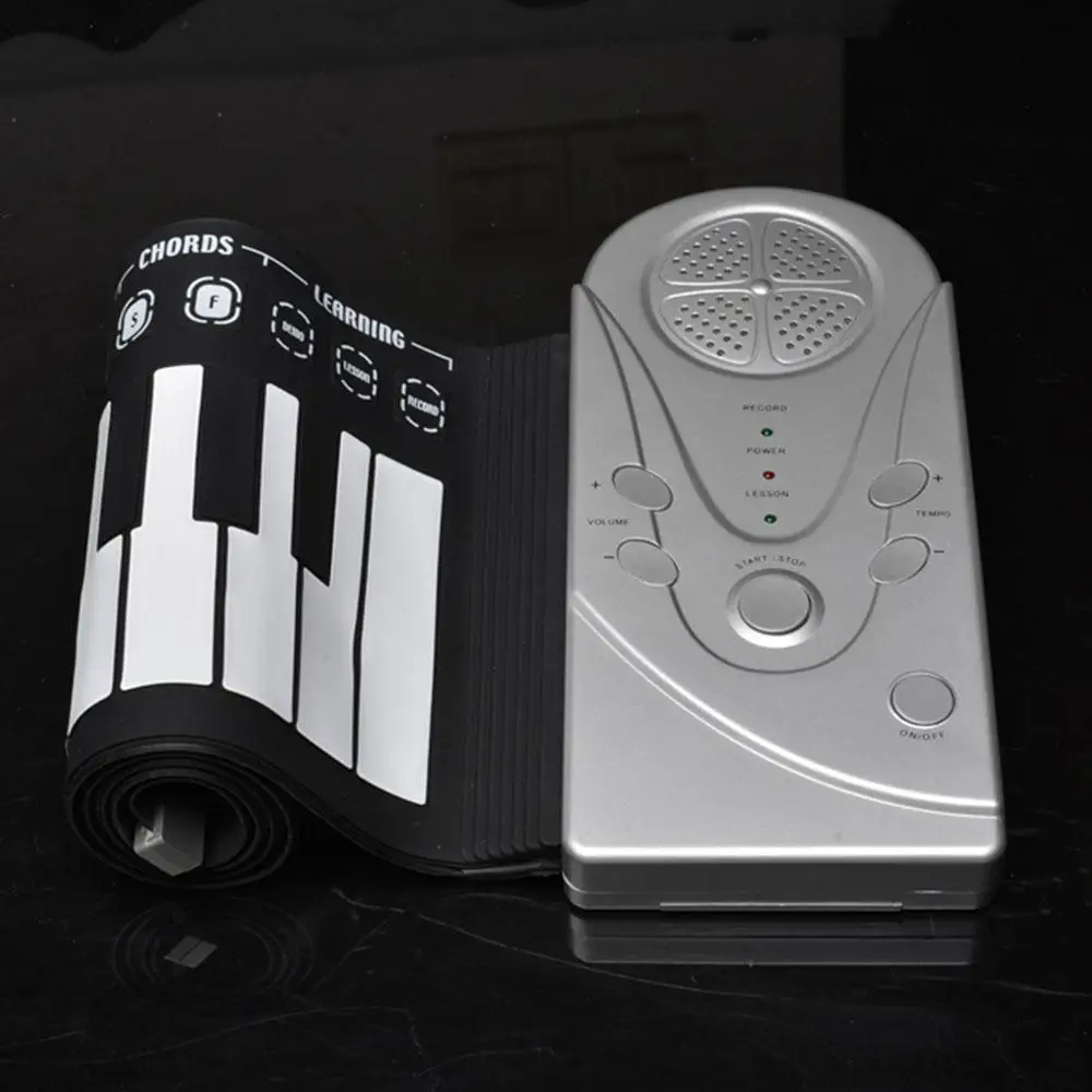 

Silicon Roll Up Piano Electronic Keyboard Piano 49 Key USB Charging Music Flexible
