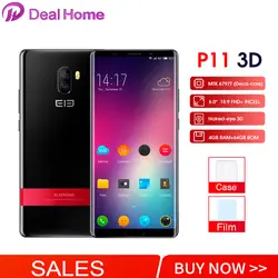 Новый Leagoo P11 3D 6,0 дюймов FHD + Android 8,0 MTK6797T Дека Core смартфон 4 Гб 64 16MP 8MP 3200 мАч г мобильного телефона