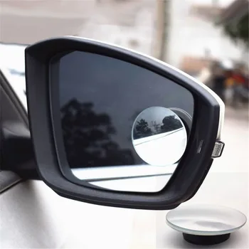 2 sztuk Car Styling Blind Spot lustro Auto lusterko wsteczne bezpieczeństwa Blind Spot lustro 360 stopni szerokokątny widok wypukłe lusterko samochodowe tanie i dobre opinie tuochvy Glasses Lusterka wewnętrzne Help widen your sight when driving and reversing 0 10kg Iso9001 Car Blind Spot Mirror