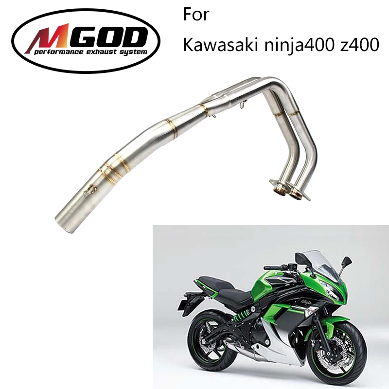 51MM Motorcycle exhaust pipe Full Systems Header Pipe Slip on Stainless