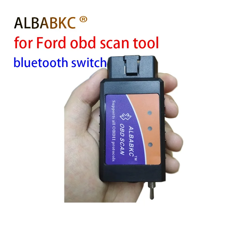 

A++ALBABKC brand Elm327 bluetooth switch for ford hs can and ms can diagnostic tool core scan