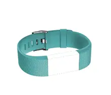 Wrist Band for new Fitbit charge2 Silicone Material Intelligent Wearable Device Accessories Teal Color Suitable for Men/Women