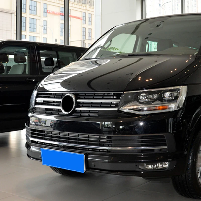 Для VW Volkswagen транспортер (T6) Caravelle 2017 2018 ABS Хром Передняя Центральная Нижняя решетка