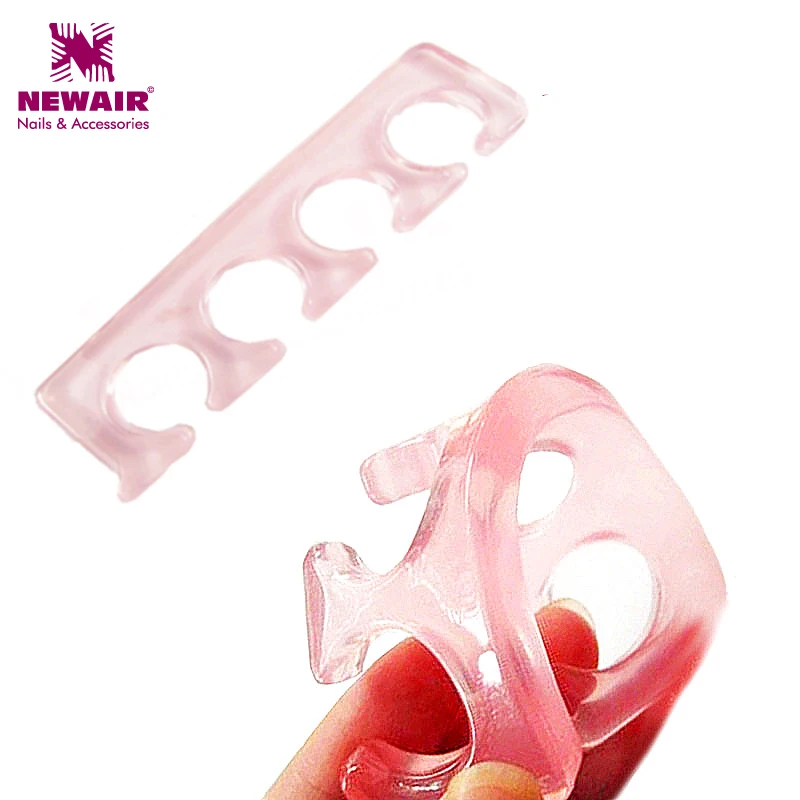 

Silicone Toe Separator Soft Foam Finger Separator Spacer For Manicure Pedicure Nail Tool Flexible Soft Silica