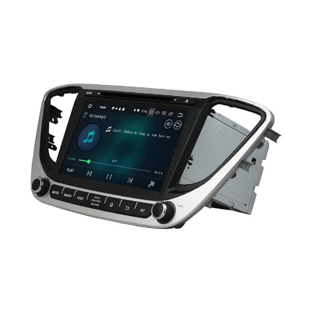 Perfect IPS Screen 4GB+32GB 2 din 8" Octa Core Android 8.0 Car Radio DVD Player for Hyundai Verna 2017 GPS WIFI Bluetooth TV USB DVR 7