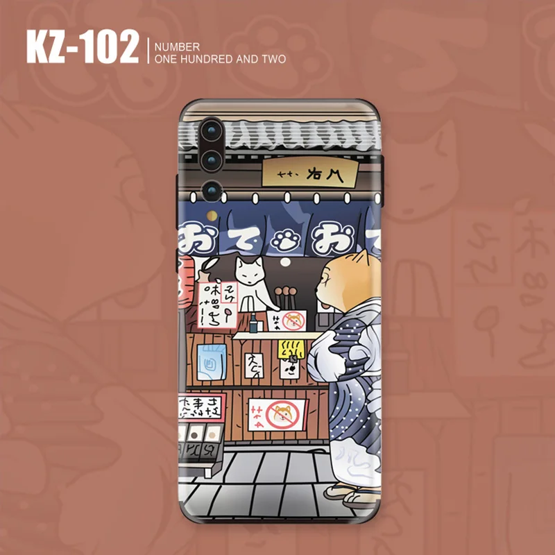 Роскошные наклейки на телефон для huawei P30 P20 mate 20 10 Pro NOVA 3i Железный человек задняя пленка чехол для Honor V20 V10 8X10 цветная пленка - Цвет: kz-102
