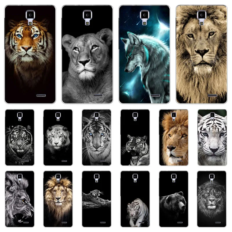 

lenovo A536 Case,Silicon tigon beast Painting Soft TPU Back Cover for lenovo A536 a358t Protect Phone cases shell