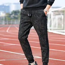 Новинка, уличная спортивная камуфляжная Беговая одежда для бега в стиле хип-хоп, уличная одежда для мальчиков, черные брюки мужские тренировочные брюки для мужчин, большие размеры 5xl