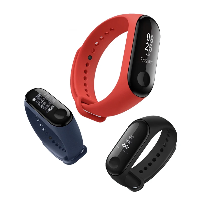 Pаспродажа Глобальная версия Xiaomi Mi Band 3 Miband 3 фитнес трекер OLED сенсорный водонепроницаемый смарт браслет Bluetooth браслет Mi Band 3