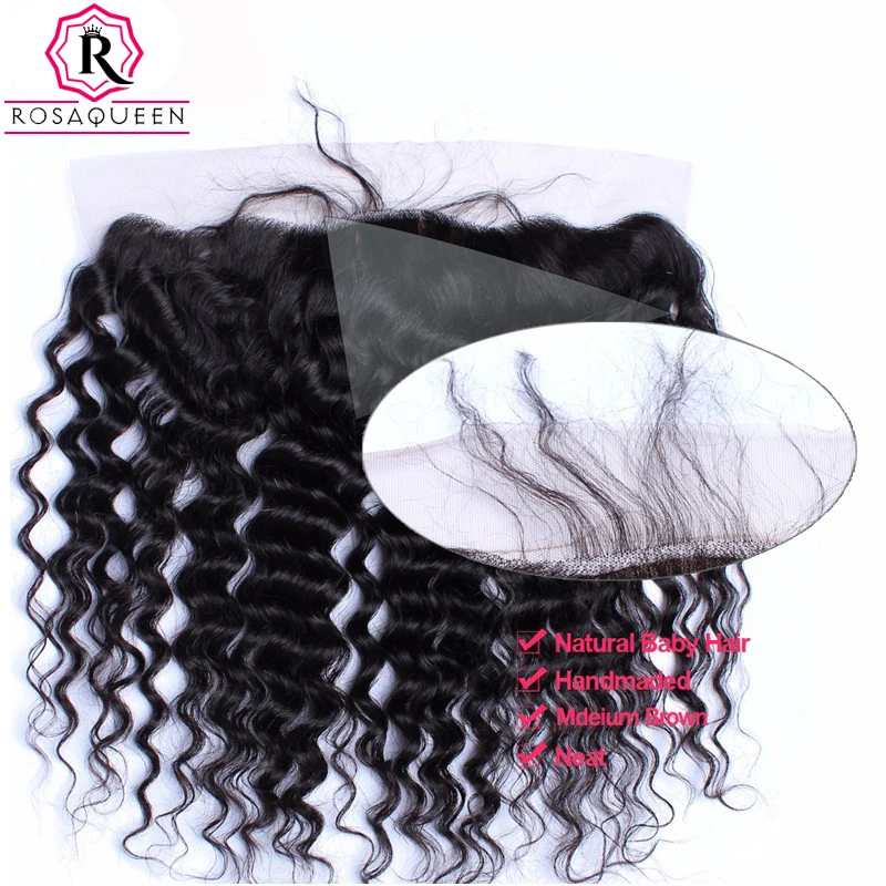 Deep Wave Silk Base Closure Brazilian 13X4 Lace Frontal Closures With Baby Hair Natural Hairline Hair Dolago Virgin Deep Wave Silk Base Closure Brazilian 13X4 Lace Frontal Closures With Baby Hair Natural Hairline Hair Dolago Virgin