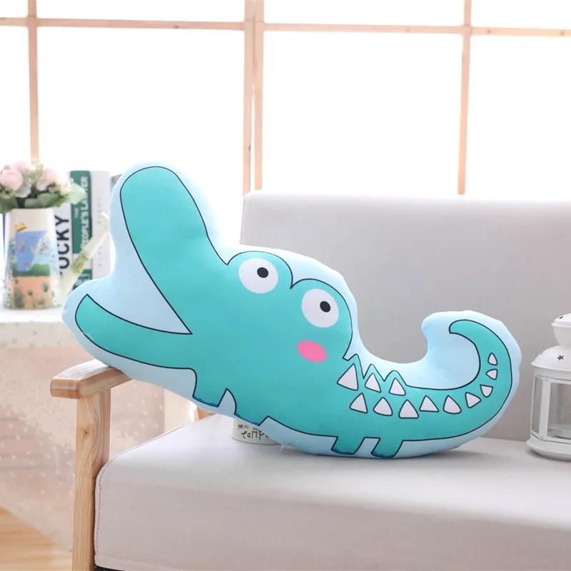 On sale new Cute Animals Soft Plush Pillow Cartoon Giraffe Elephant Alpaca Toys for Kids Sleeping Pillow Sofa Cushion Room Decor