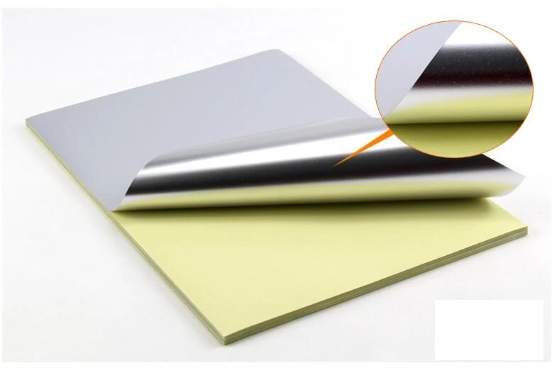 silver sticker sheet